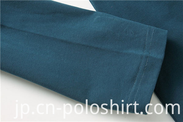 Good Quality Cotton Fitted V-Neck Long Sleeve T Shirt for Men